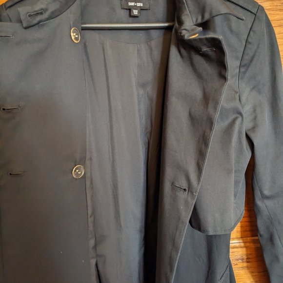 Saint and Sofia CLASSIC TRENCH coat - size 8 - Picture 13 of 16